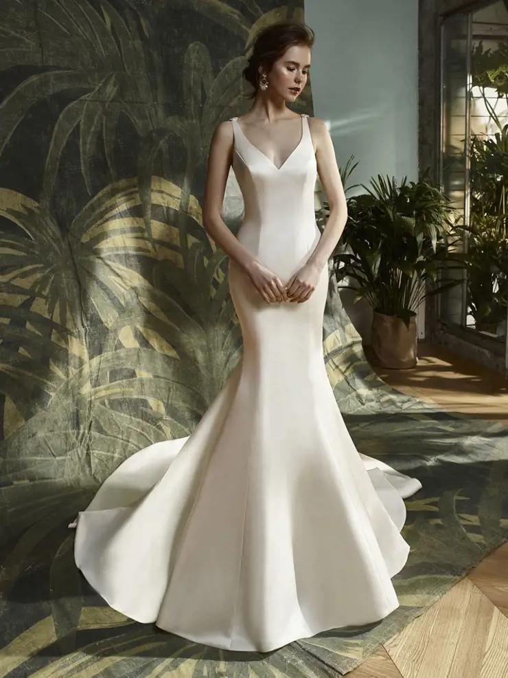 Magnolia Wedding Dress Designed By Enzoani for Blue Collection Now  Available at La Maison Bridal Boutique